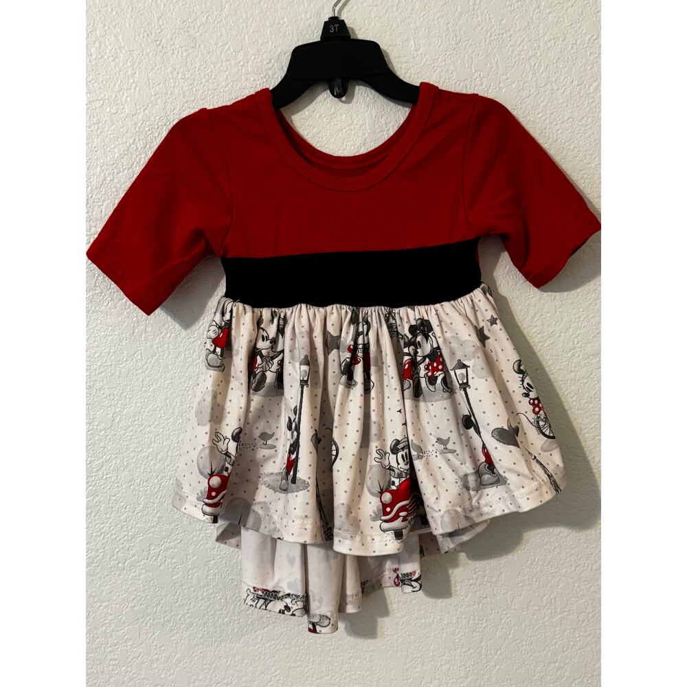Hadley Suez Girls Disney Mickey & Minnie Mouse Dress 6-12M